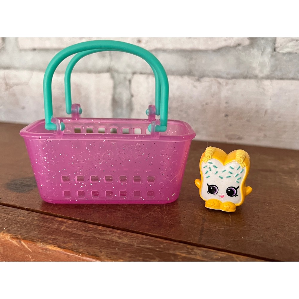 Fairy Crumbs Yellow‎ Shopkins Season 1 series with Shopping Basket